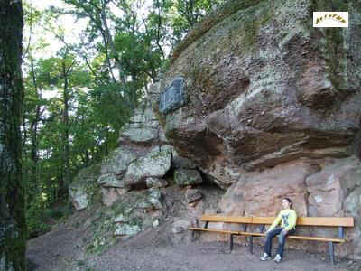 le surplomb du rocher