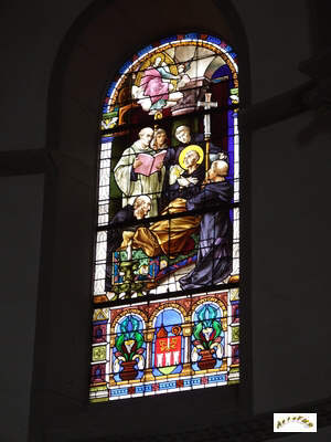 vitrail de St Morand