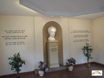le buste de Goethe