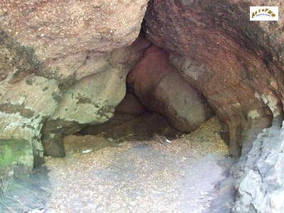 le fond de la grotte
