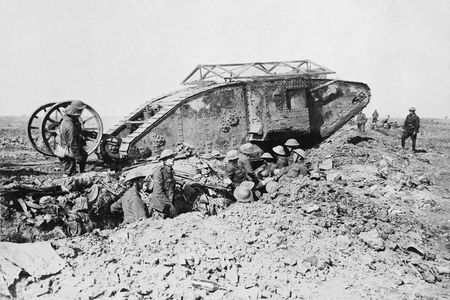British Mark I male tank Somme 25 September 1916