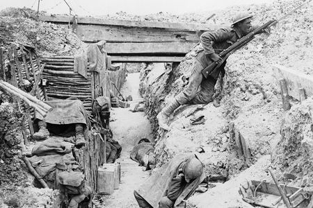 Cheshire Regiment trench Somme 1916