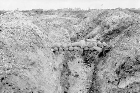 Original front line German trench near Fricourt Somme July 1916 A000309