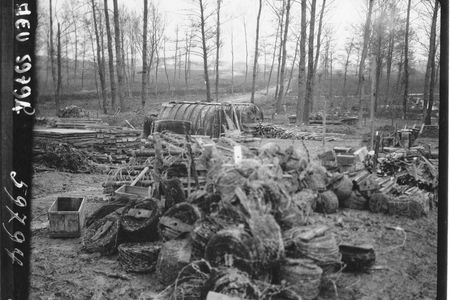 Bois Cames reserve materiel allemande pris par francais