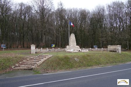 Bois Caures monument driant W1