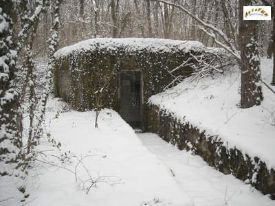l'entrée de ce bunker
