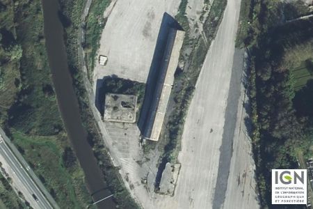 vue aérienne dombunker calais