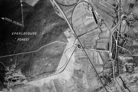 Watten site aerial view annotated
