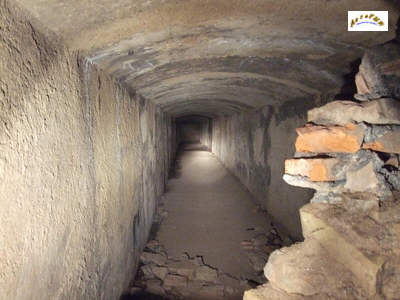 tunnel vers la casemate de Bourges