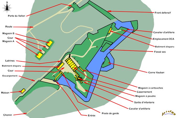 plan fort de la justice