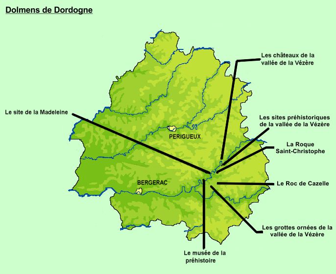 carte de la dordogne