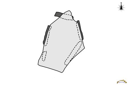 plan dolmen de cantegrel 
