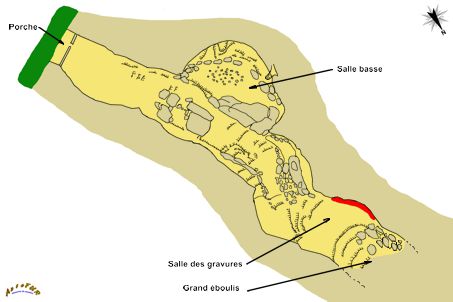 plan grotte de bara bahau 