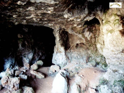 interieur de la grotte