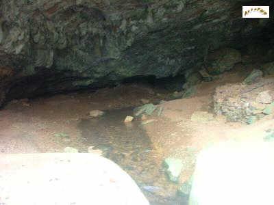 L'interieur de la grotte