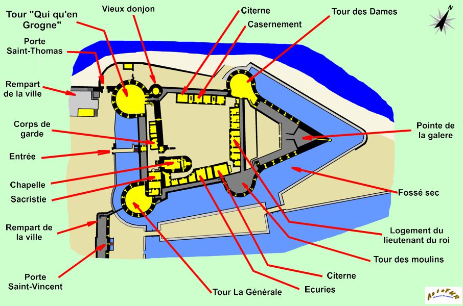 plan chateau saint malo