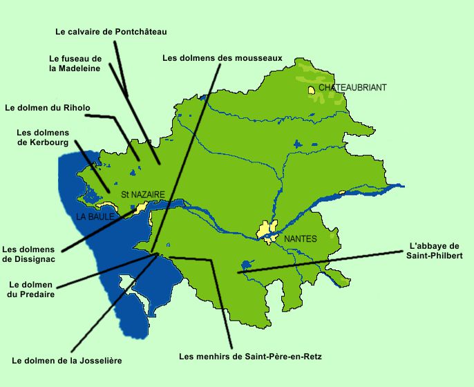 carte de la loire atlantique