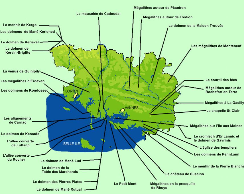 carte morbihan