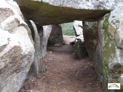 la chambre du dolmen ouest