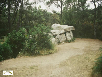 le dolmen ouest en 1996