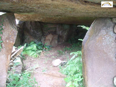la chambre du dolmen nord