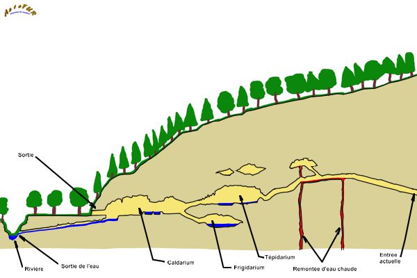 carte grotte du cornadore 