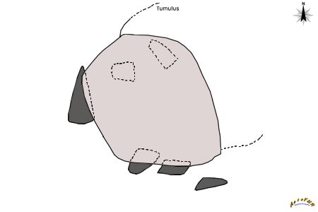 plan dolmen de saillant