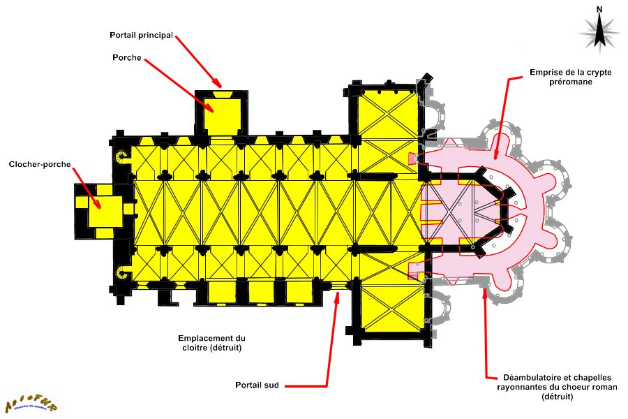 plan abbatiale