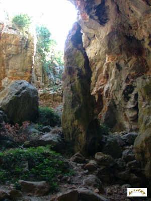 une stalagmite