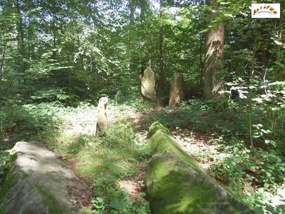 menhirs m 17, m 15 et m 16