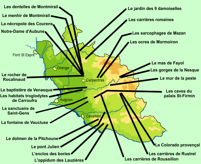 carte du vaucluse